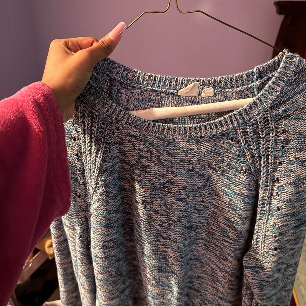 GAP Factory Blue Marled Women's Sweater